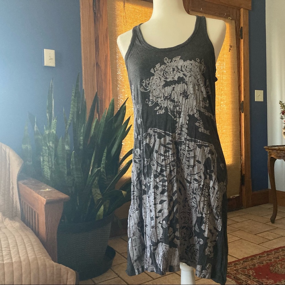 *SOLD*Grateful Dead Official Licensed, Silver/Grey, Bertha tank dress 
Size S